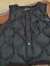 雅鹿輕薄兒童羽絨馬甲背心中大童內膽寶寶男童女童外穿秋冬季坎肩馬夾 黑色 140cm 曬單實(shí)拍圖