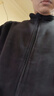 袋鼠（DAISHU）奧粒絨衛(wèi)衣男立領(lǐng)拉鏈開衫外套秋冬裝加厚保暖搖粒絨純色男士夾克 KLYGF20-8960黑色 3XL 建議160-180斤 曬單實拍圖