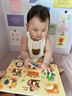 木丸子木質(zhì)手抓板拼圖兒童認知早教形狀配對玩具嵌板嬰幼兒寶寶生日禮物 動(dòng)物手抓板C款 曬單實(shí)拍圖