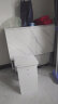 酷林KULIN折叠餐桌 家用白色桌面带储物柜可移动 小户型餐桌饭桌可伸缩 实拍图