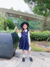 NICKYBABY女童jk套裝兒童夏季學(xué)院風(fēng)裙子馬甲連衣裙女孩大童演出服夏裝 3669白色+4128深藍色+不含鞋 120 曬單實拍圖