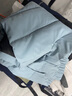續印高端羽絨棉馬甲工作服定制logo印字秋冬工裝背心坎肩馬夾訂做刺繡 【B款】WY-2235羽絨棉馬甲淺藍色 2XL 曬單實(shí)拍圖