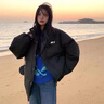 FSHE2025新款棉服女外套立領(lǐng)面包服女式韓版學(xué)生襖子冬天衣棉服ins潮 黑色 2XL 145-165斤 曬單實(shí)拍圖