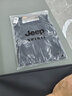 吉普（JEEP）短袖t恤男圓領(lǐng)大碼男裝夏季薄款純色刺繡棉質(zhì)男士短袖體恤打底衫 下擺不開(kāi)衩黑色 4XL/建議185斤左右 曬單實(shí)拍圖