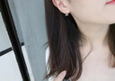 銀千惠925銀耳釘女士魚(yú)尾時(shí)尚仿珍珠耳墜飾品情人節生日禮物送女友老婆 人魚(yú)之戀耳墜 精美禮盒 曬單實(shí)拍圖
