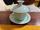 觀復(fù)（GUANFU）觀復(fù)龍泉宋韻青瓷三才蓋碗品茗主人杯功夫茶杯茶器 龍泉宋韻 曬單實(shí)拍圖