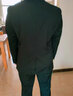 海瀾之家（HLA）西服套裝男春秋新輕商務(wù)經(jīng)典系列西裝套裝 藏青01【西服+西褲】 3XL 180/96A推薦150~160斤 曬單實(shí)拍圖