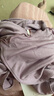 金三塔真絲睡衣女桑蠶絲木耳邊長(cháng)袖睡裙家居服深睡眠蠶絲睡衣情人節禮物 槿紫色6310 M 曬單實(shí)拍圖