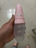 可瑞儿（MyCarol） 婴儿硅胶软勺喂养辅食瓶 挤压勺子新生儿米糊喂食器 粉色MC501 实拍图