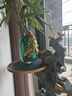 奢藝輕奢高級感琉璃花瓶擺件水晶玻璃客廳玄關(guān)酒柜琺瑯彩高檔家居飾品 百鳥朝鳳-大（長16高29cm） 曬單實(shí)拍圖
