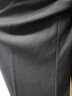 浪登秋季商務(wù)西褲男中年雙褶西服褲子寬松直筒正裝褲男士西裝褲 黑色 36 (2.77尺)92cm 曬單實拍圖