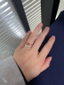 ENZO彩宝 茜茜公主系列 18K金镶红宝石钻石戒指女EZV4309节日礼物 11号 实拍图