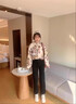 MELROSEMOOD高腰窄版直筒牛仔褲女2025小個(gè)子女裝春季新款彈力顯瘦九分煙管褲 黑色（九分褲） M 曬單實(shí)拍圖