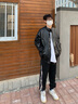杜小閑加絨褲子男士秋冬款運動長褲潮牌寬松衛(wèi)式束腳褲青少年休閑褲 D229A-K2386 黑色 常規(guī) XL [建議120-140斤] 曬單實拍圖