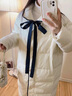 BMOI奶fufu白色羽絨服女2025年冬季新款韓系甜美加厚中長(cháng)款白鴨絨外套 奶白色(加厚) S85-135斤 曬單實(shí)拍圖