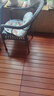 同聚發(fā)菠蘿格地板戶(hù)外陽(yáng)臺防腐木實(shí)木甘巴豆自鋪重蟻木地板露臺改造拼接 甘巴豆四拼 90*30cm一片 曬單實(shí)拍圖