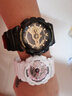 卡西歐（CASIO） 情侶手表一對情侶對表禮盒G-SHOCK GIRLS baby-g火烈鳥情侶款 GA-110GB/BA-110XRG-1A 曬單實拍圖