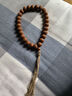 念道猴頭小核桃手串南瓜樁手持原籽土豪原樁佛珠手鏈手把件男女文玩 土豪猴頭手持流蘇款約17mm 曬單實(shí)拍圖