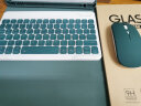 CANHOOGD ipad键盘保护套2021pro苹果9/8代10.2平板壳air5/4蓝牙鼠标套装 iPad10.2英寸【七彩背光款】暗夜绿六件套 实拍图