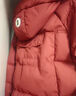 雅鹿長(cháng)款羽絨服女士2025年新款韓版寬松加厚冬季鴨絨時(shí)尚保暖連帽外套 新年紅 M （推薦100-125斤） 曬單實(shí)拍圖