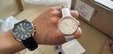 卡西歐（CASIO）情侶手表商務(wù)防水皮鋼帶石英休閑電子表送男女友送對(duì)象七夕節(jié)禮物 EFB-530L&SHE-4048PGL黑白永恒 曬單實(shí)拍圖
