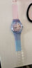 斯沃琪（Swatch）瑞士手表 粉藍世界 新年禮物男女士表GL126 曬單實(shí)拍圖