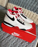 耐克男子輕便運動鞋冬季緩震經(jīng)典時尚NIKE FLIGHT LEGACY BQ4212 100白/黑-大學紅 44 曬單實拍圖