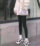 莫代爾2025新款打底褲女春秋外穿薄款彈力顯瘦百搭胖mm大碼九分褲 深灰+黑色[2條裝] 薄款 XL 120-150斤 曬單實拍圖