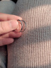 MZMZpt950铂金戒指莫比乌斯情侣对戒素戒求婚戒指生日礼物送女友老婆 轻奢款-莫比乌斯对戒（活口） 晒单实拍图