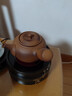 陸寶臺(tái)灣陸寶 側(cè)把壺?zé)般?陶茶具陶壺炭爐燒水煮茶燒茶壺急須壺 燒水砂銚 曬單實(shí)拍圖