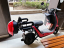 歐耀（OUVIXYO） 電動(dòng)車(chē)兒童座椅后置圍欄扶手電動(dòng)自行車(chē)嬰兒學(xué)生寶寶安全座椅 002A(半圍欄)+安全帶 曬單實(shí)拍圖