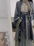 妃秀蝶新中式女裝漢服女中國(guó)風(fēng)套裝【竹影】長(zhǎng)干寺宋制夏季 【竹影】藍(lán)色五件套 M 曬單實(shí)拍圖