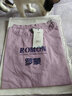 啄木鳥(niǎo)復古棉麻刺繡花邊圓領(lǐng)短袖t恤女士夏季新款寬松大號白色休閑上衣 紫色 繡花在左邊 M【建議110斤以?xún)取?曬單實(shí)拍圖