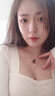 大絨鵝小蠻腰項鏈女2024年新款潮韓國鎖骨鏈輕奢小眾設計感黑色吊墜 金色小蠻腰項鏈 曬單實拍圖