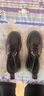 玩累了的孩子·Service Boots 阿美式復古咔嘰固特異工裝馬丁靴 “鐵道靴” 泰慶油蠟皮 #A0 黑色 39 曬單實(shí)拍圖