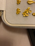 六福珠寶足金蝴蝶黃金耳釘耳飾送禮計價(jià)L07TBGE0015 2.20克(含工費189元) 配硅膠耳堵 曬單實(shí)拍圖