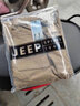 JEEP SPIRIT吉普夏季男七分褲多口袋短褲寬松薄款休閑工裝褲純棉中褲中老年 軍灰866款6兜 2XL 120-140斤穿 曬單實(shí)拍圖