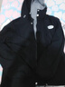 益帛（YIBO）連帽棉服男秋冬季款寬松潮流加絨保暖工裝棉襖休閑夾克外套上衣男 黑色 L【建議100-120斤】 曬單實(shí)拍圖
