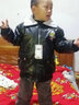 G.DUCKKIDS小黃鴨兒童加絨外套男童洋氣秋冬新款寶寶冬裝男孩帥氣加厚皮衣夾 奧特曼【三層加絨加厚】 130 【建議身高120cm左右】 曬單實(shí)拍圖