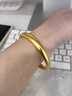 金宙泥鰍背黃金手鐲999足金包銀大氣百搭寬面古法鐲子送媽媽現貨速發(fā) 【62圈口】泥鰍背手鐲 包金3克【10MM寬】總重約30克 曬單實(shí)拍圖