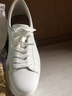 金利來(lái)（Goldlion）男鞋板鞋小白鞋休閑鞋時(shí)尚舒適系帶休閑鞋G522310478BBE白色41 曬單實(shí)拍圖