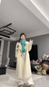 GARNUO燕麥色雙面羊毛大衣女中長(cháng)款春秋冬季小個(gè)子高級感加厚毛呢外套 燕麥色 S 【80-110斤】 曬單實(shí)拍圖