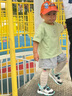 嘟嘟家寶寶短袖T恤夏季嬰兒夏裝衣服男童上衣女童童裝兒童夏款 綠色 90 cm 曬單實(shí)拍圖