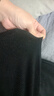 雅鹿秋冬季純棉女士黑色毛衣堆堆領修身打底衫洋氣螺紋內搭保暖高領上 黑色 L 曬單實拍圖