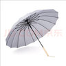 朗特樂(lè )（Le Bronte）文藝小清新16骨長(cháng)柄雨傘復古晴雨兩用古風(fēng)森系日系小清新直桿傘雙人傘遮陽(yáng)傘 灰色直柄 曬單實(shí)拍圖