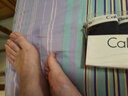 Calvin Klein CK女士三角內(nèi)褲3條裝 七夕情人節(jié)禮物 QD3588E 001黑色 S 曬單實(shí)拍圖