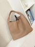 妙麗包包女包單肩包簡(jiǎn)約輕奢大容量托特包上班通勤生日禮物送女友 【杏色】實(shí)用走心女生 品牌休閑簡(jiǎn)約百搭高級感大包 曬單實(shí)拍圖