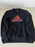 阿迪達斯（adidas）衛(wèi)衣男裝25秋季新款運動服休閑透氣跑步上衣棉質(zhì)圓領(lǐng)時尚套頭衫 經(jīng)典黑/時尚徽標/熱銷款 L 【175-180cm/150-160斤】 曬單實拍圖