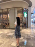 clotho Rennie品牌女裝雪紡連衣裙女2025夏季新款寬松顯瘦時(shí)尚減齡碎花吊帶裙 圖片色 M 曬單實(shí)拍圖