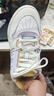 阿迪達(dá)斯 （adidas）三葉草女鞋 25夏季新款運(yùn)動(dòng)鞋輕便休閑鞋透氣潮流板鞋時(shí)尚小白鞋 撞色小白鞋/櫻花粉/時(shí)尚 37 曬單實(shí)拍圖